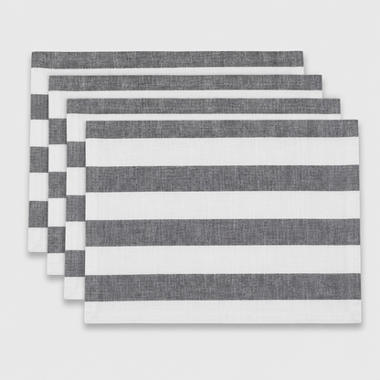 Woven Linen Table Placemats Set
