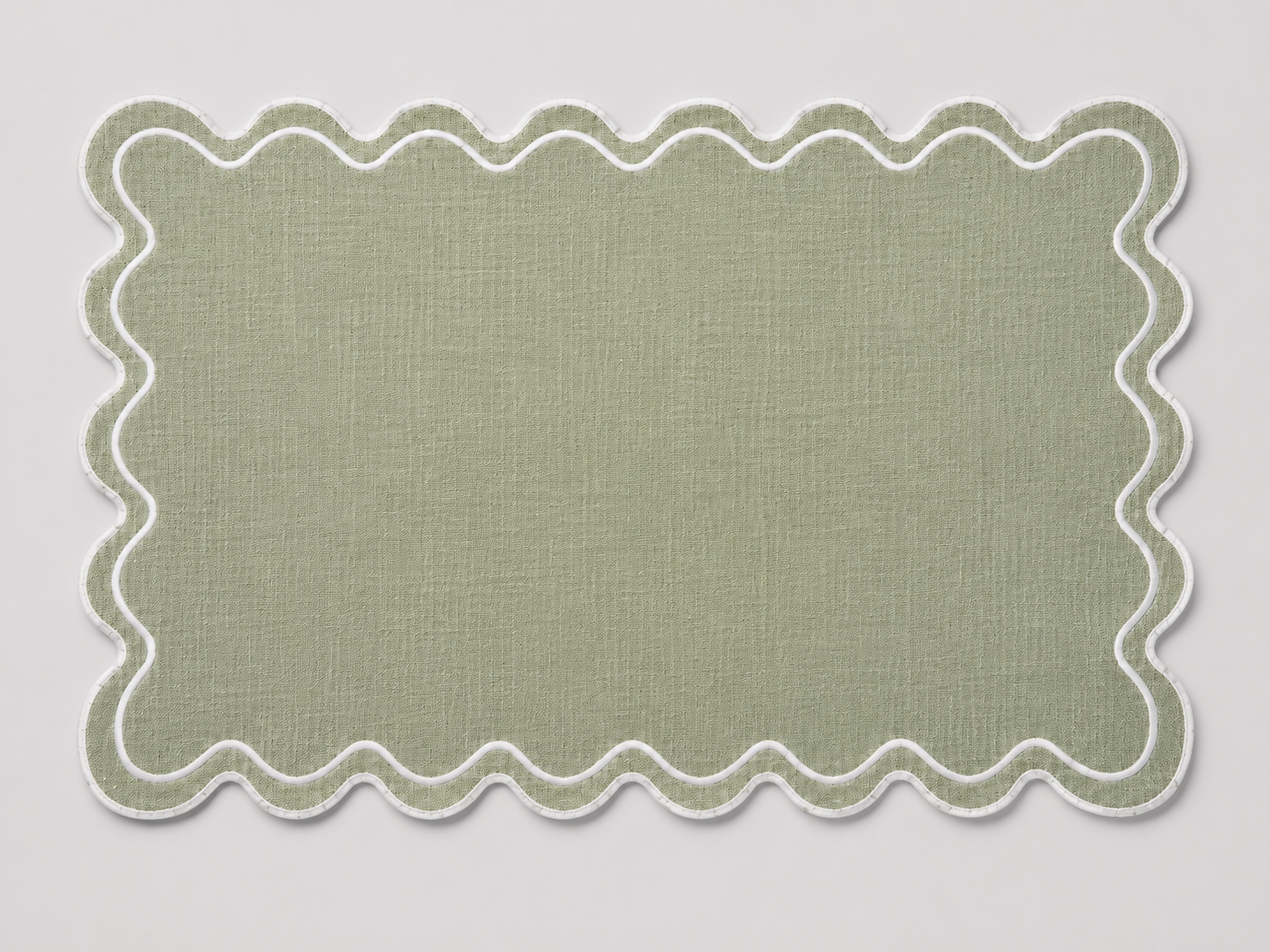 Embroidered Linen Placemat Set