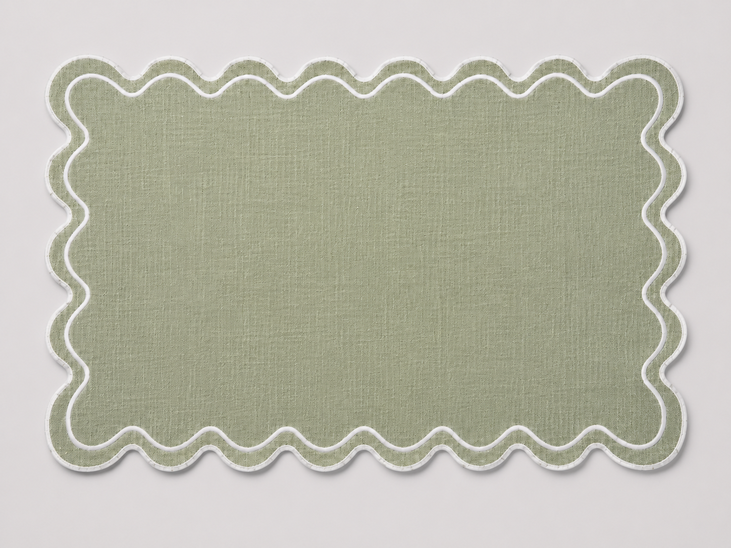 Embroidered Linen Placemat Set