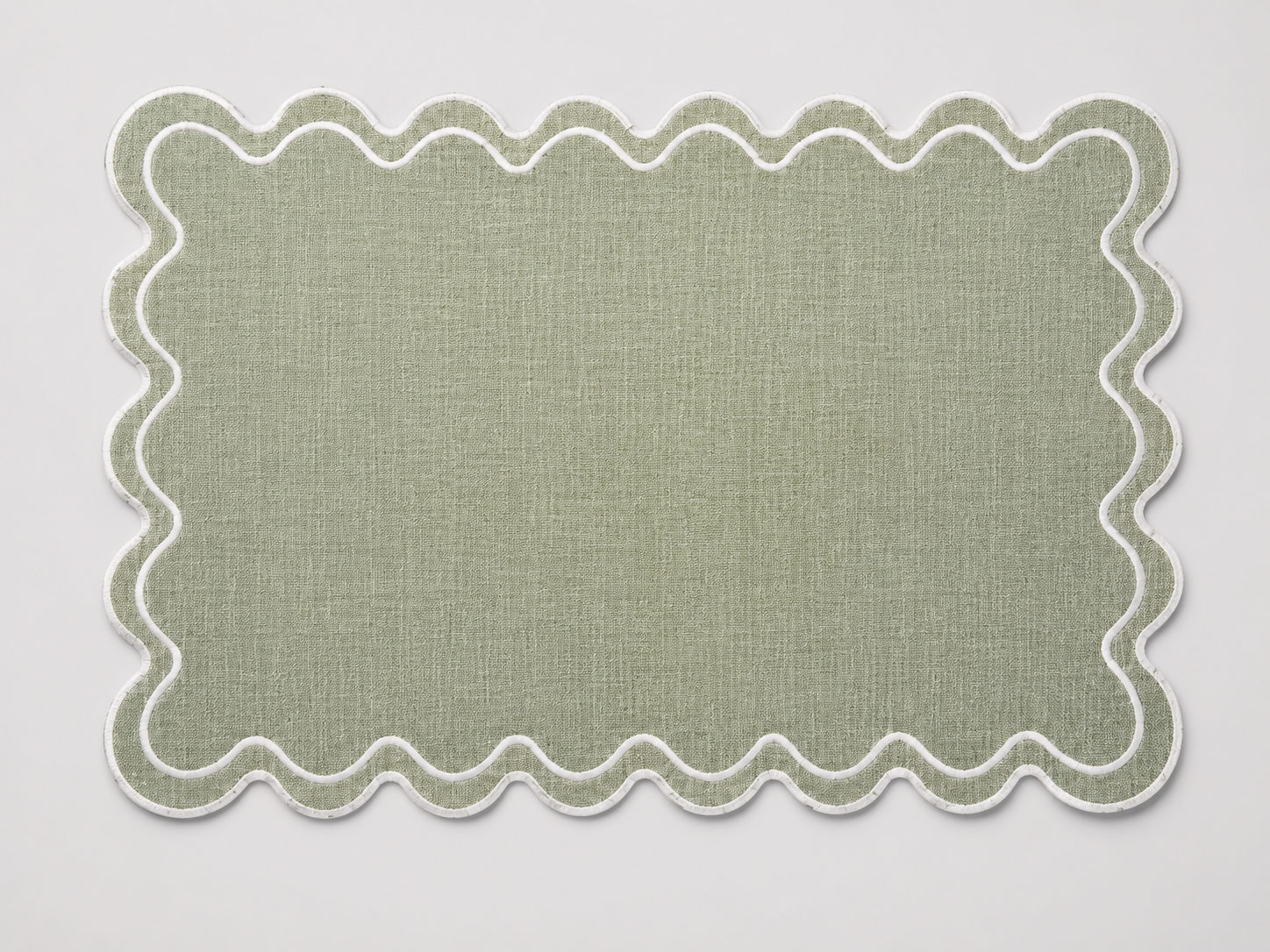 Embroidered Linen Placemat Set
