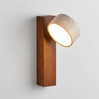 Adjustable LED Wall Reading Light angled
