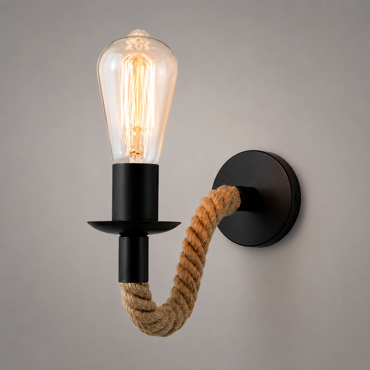 Nautical Rope Wall Sconce