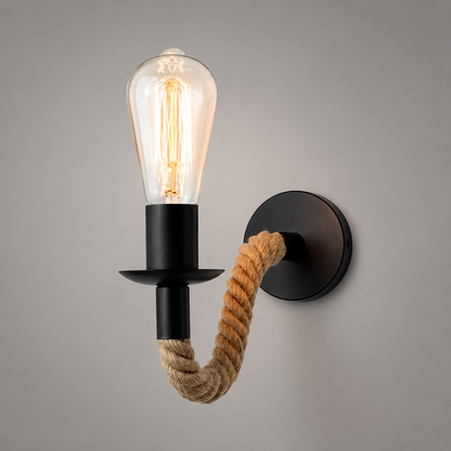 Nautical Rope Wall Sconce detail