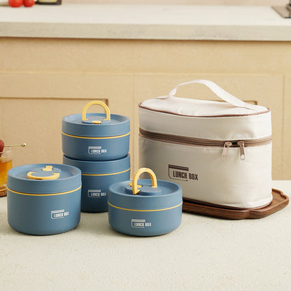 Multilayer Insulated Lunch Box with FREE Carry Bag - ThermoBox