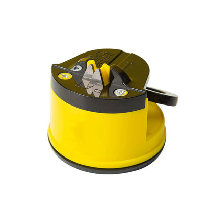 Knife sharpener with suction cup - compact and safe