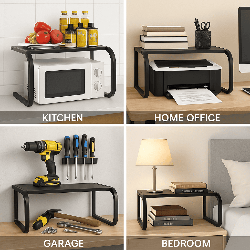 Kitchen shelf for worktop - More space without drilling