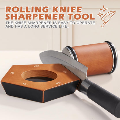 Manual diamond rotary knife sharpener - SharpRoll