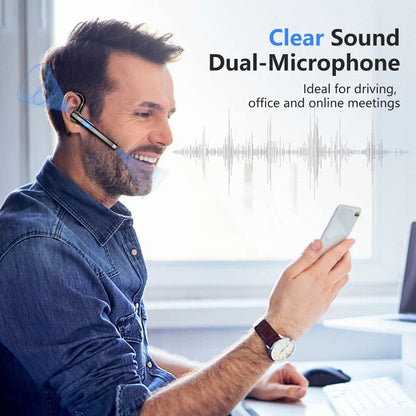 TruckSync | Bluetooth Trucker Headset – BT 5.1, CVC8.0 Noise Cancelling & 25Hr