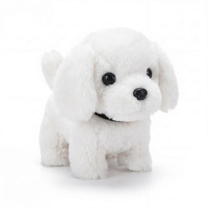 Plush puppy detail