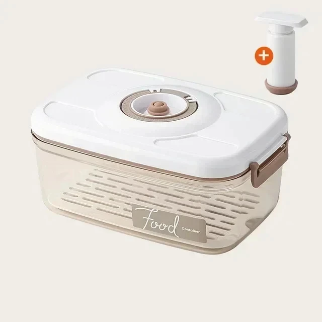 Food Vacuum Storage Box Transparent Container with Hand Pump - FreshLock