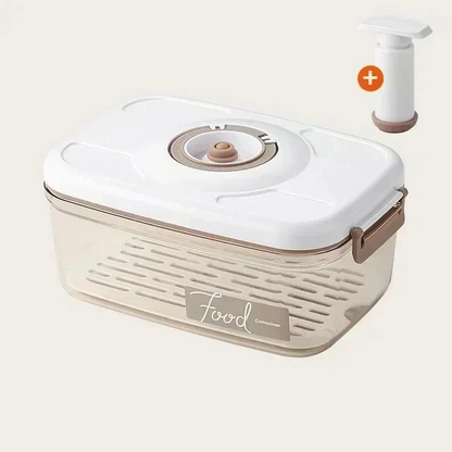 Food Vacuum Storage Box Transparent Container with Hand Pump - FreshLock