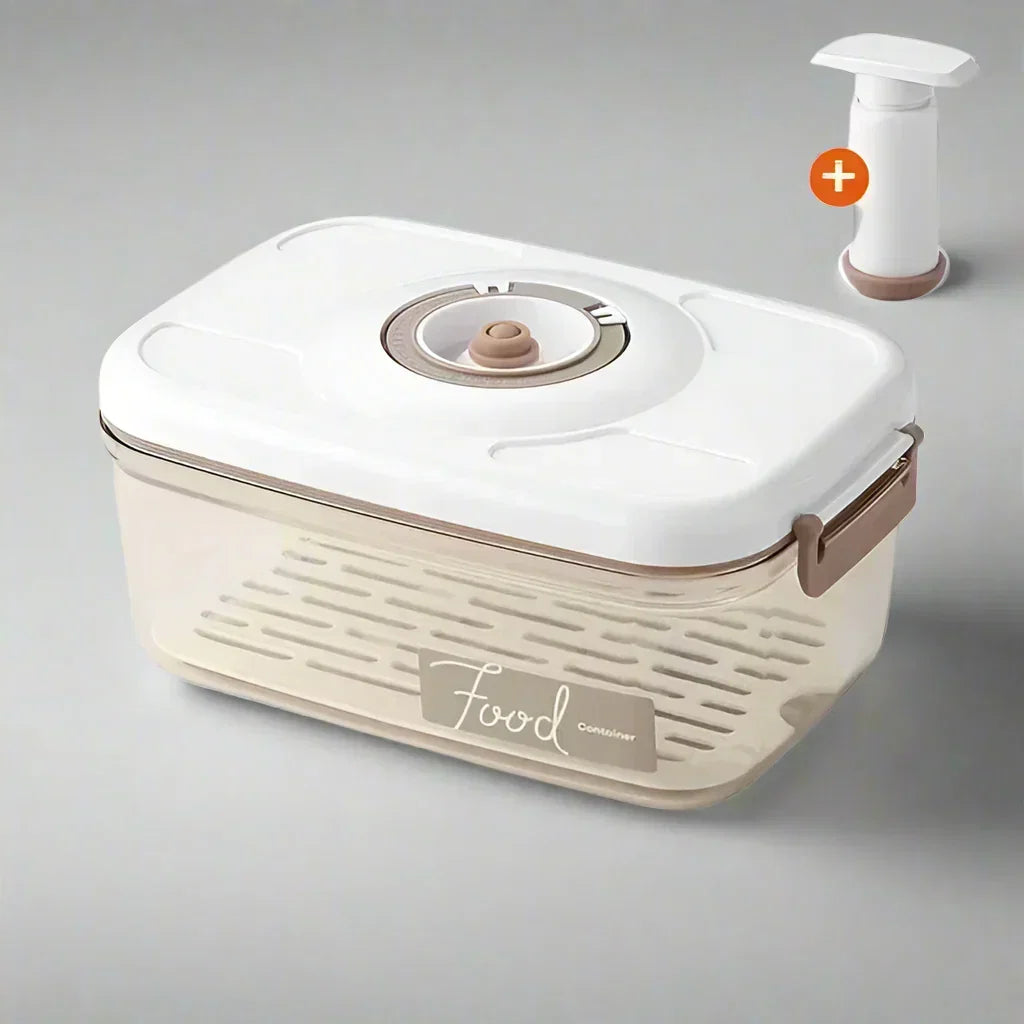 Food Vacuum Storage Box Transparent Container with Hand Pump - FreshLock