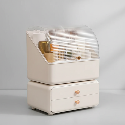 Dustproof Cosmetic Organizer Box - Gleamette