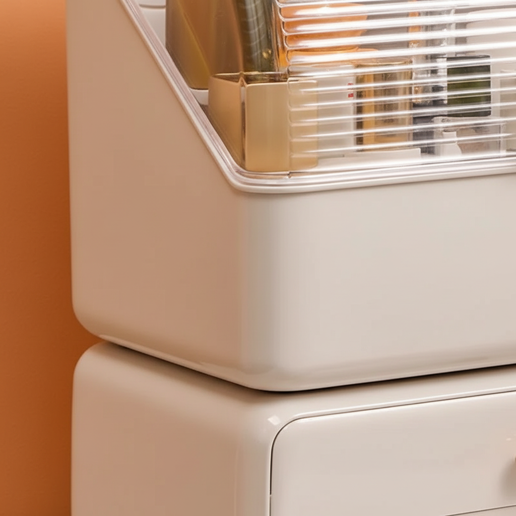 Dustproof Cosmetic Organizer Box - Gleamette