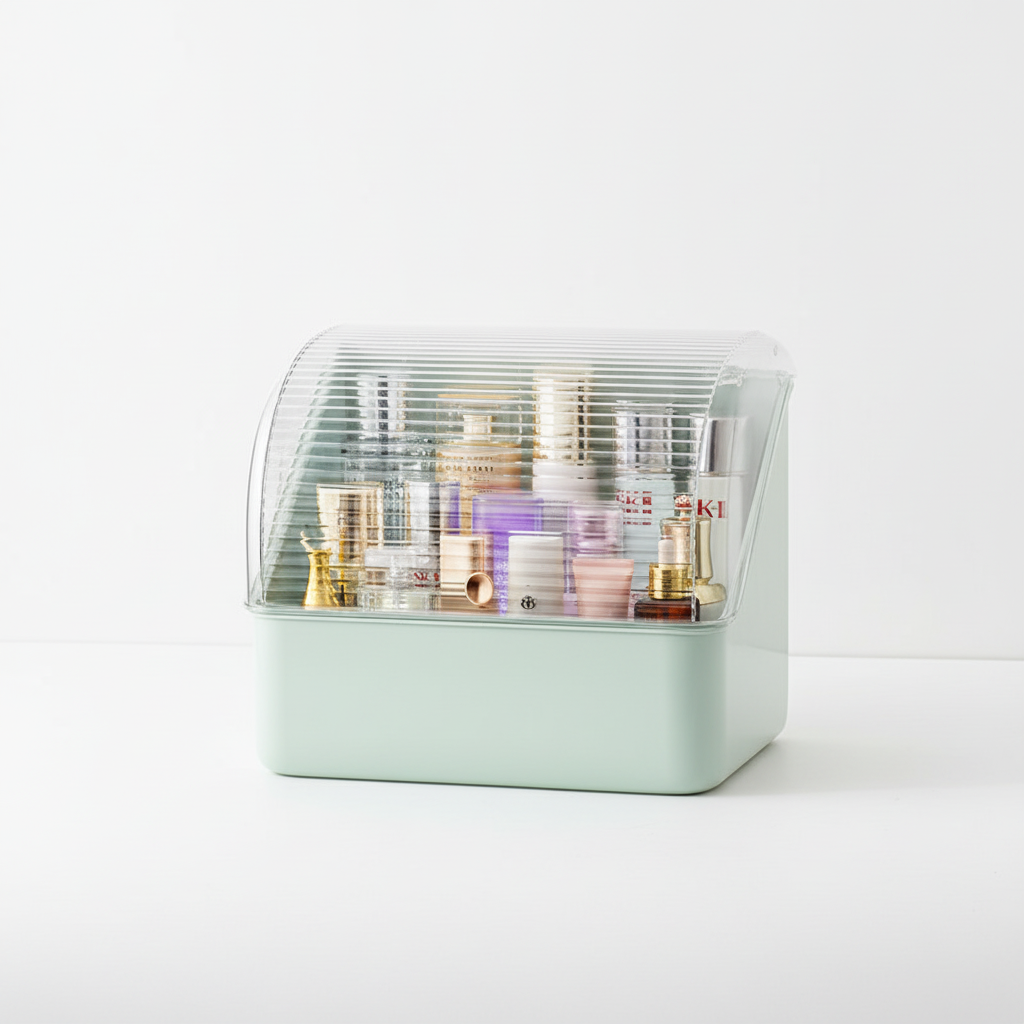 Dustproof Cosmetic Organizer Box - Gleamette