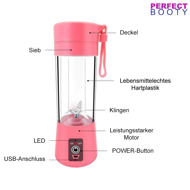 Portable smoothie maker with drinking function - FreshBlend To-Go