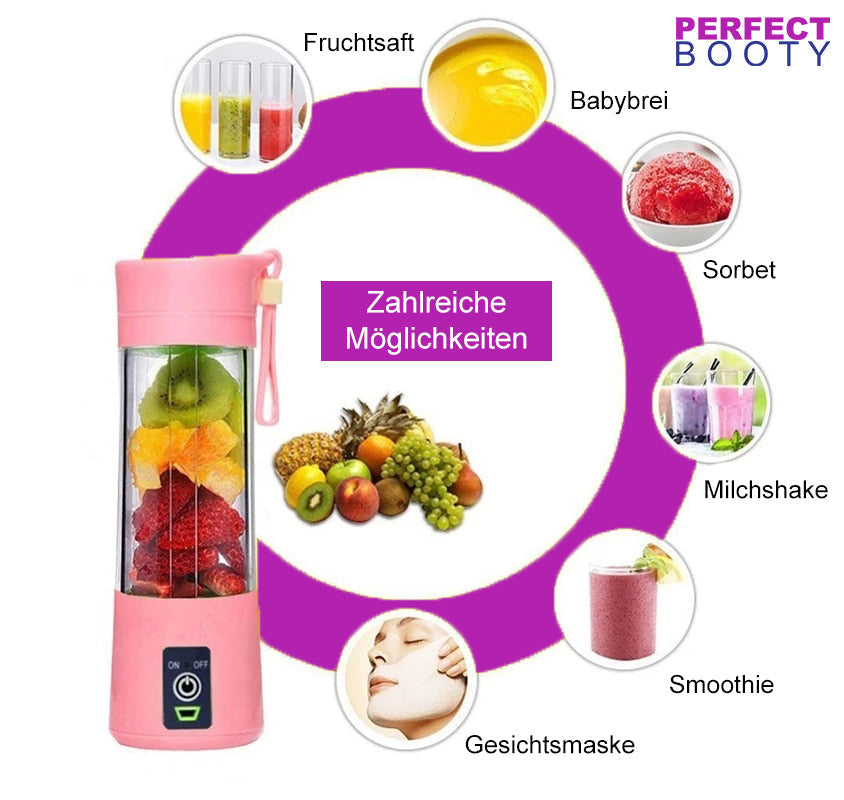 Portable smoothie maker with drinking function - FreshBlend To-Go