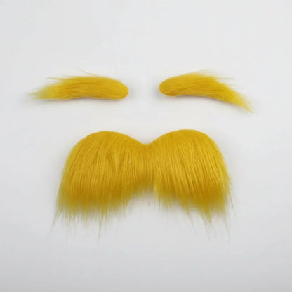 Halloween Accessories Adhesive Mustache Eyebrows Set Costume