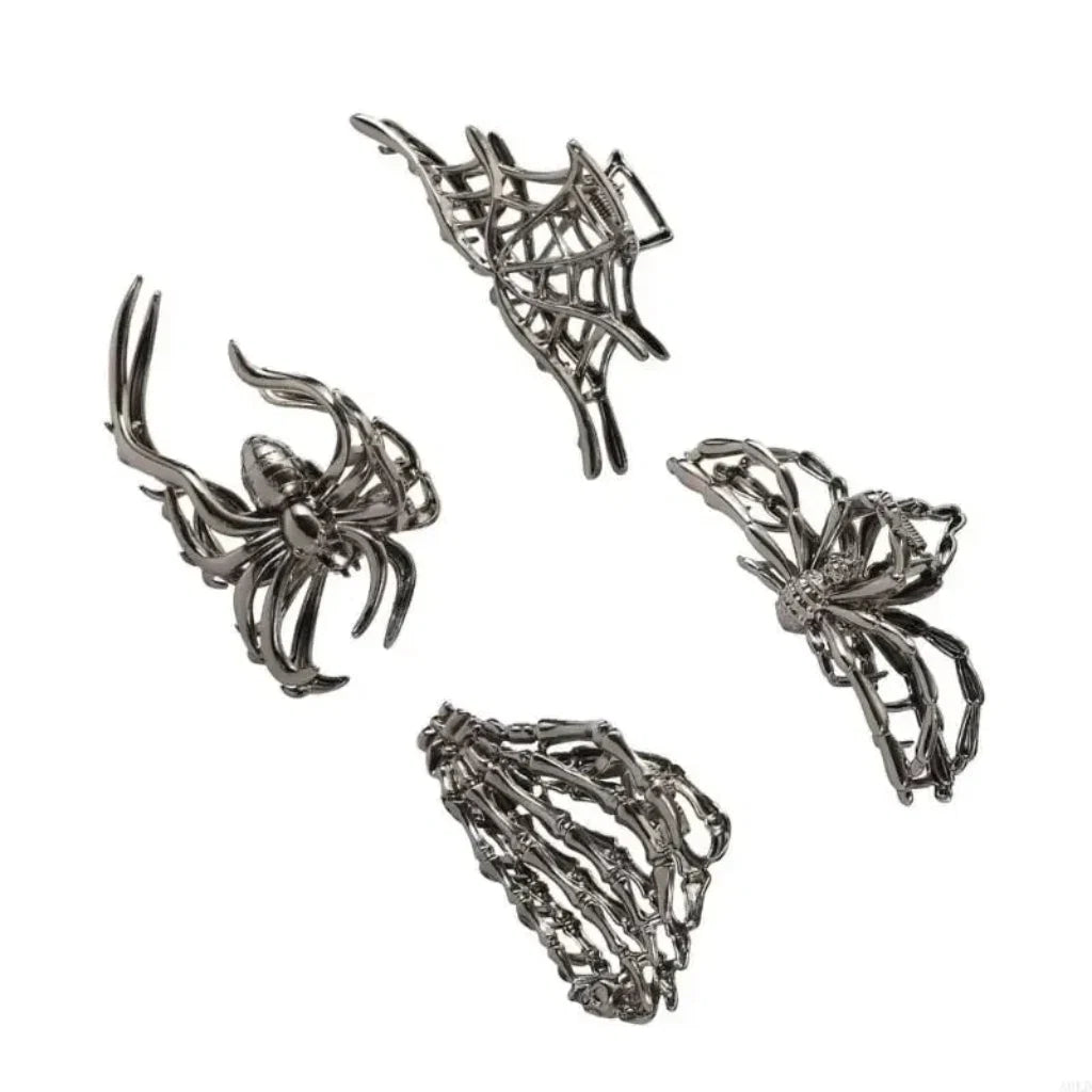 Halloween Accessories Hair Clips Spider Bat Designs