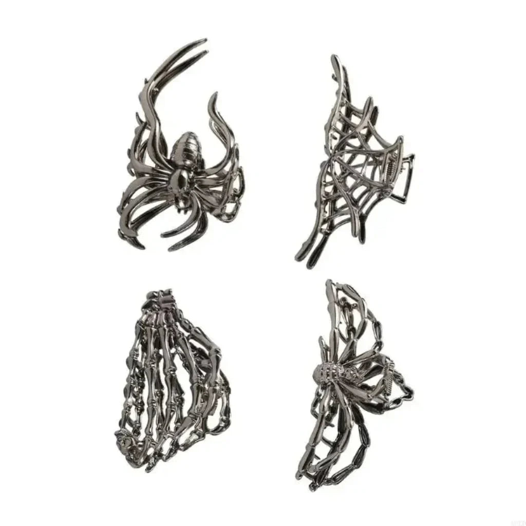 Halloween Accessories Hair Clips Spider Bat Designs