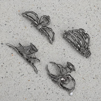 Halloween Accessories Hair Clips Spider Bat Designs
