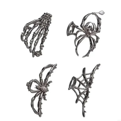 Halloween Accessories Hair Clips Spider Bat Designs