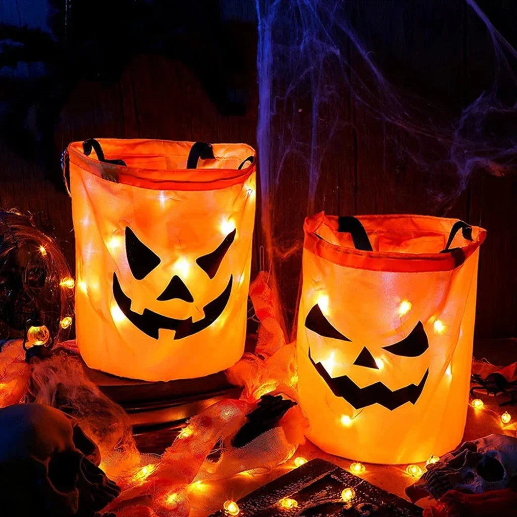 Halloween Accessories LED Light Reusable Bag Multipurpose