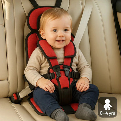 Child Travel Booster Seat – 5-Point Harness, Foldable & Lightweight
