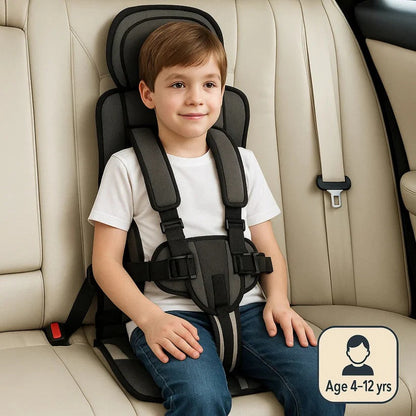 Child Travel Booster Seat – 5-Point Harness, Foldable & Lightweight