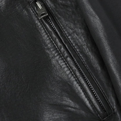 Men's Leather Jacket – Classic Fit, Soft Lining & 4 Colour Options