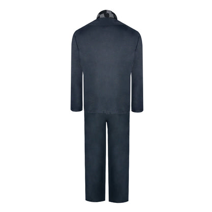 Adult Costume Gray Outfit Jacket Pants and Striped Scarf Adults Halloween Costume