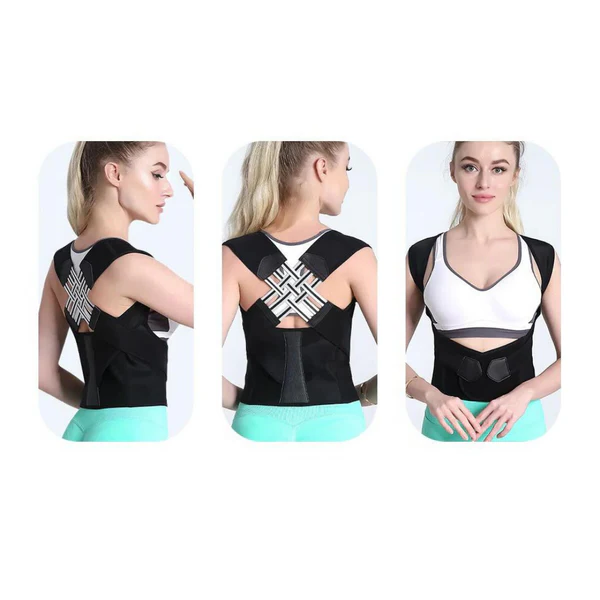 Posture Corrector Back Brace – Adjustable, Breathable & Sizes S–3XL