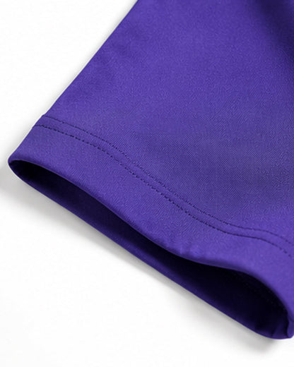 Adult Chapter 5 Lily Costume Purple Horror Game Doll PU Leather Dress T-shirt Matching Leg Sleeves and Wig Suit for Halloween Cosplay