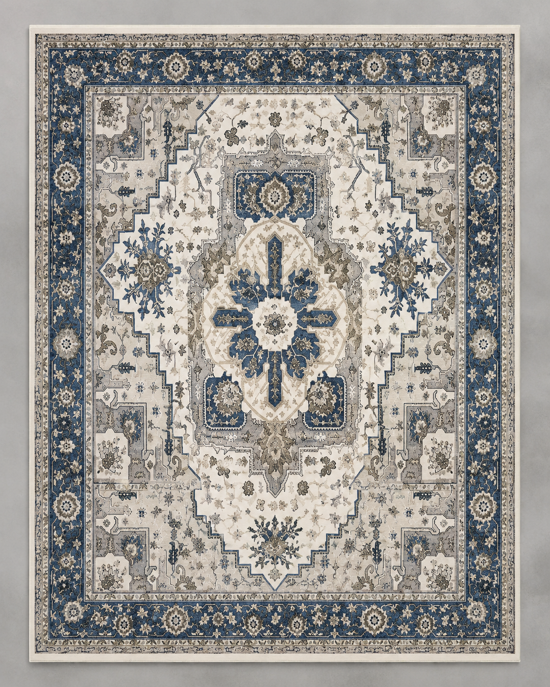 Modern Geometric Accent Rug - image 2